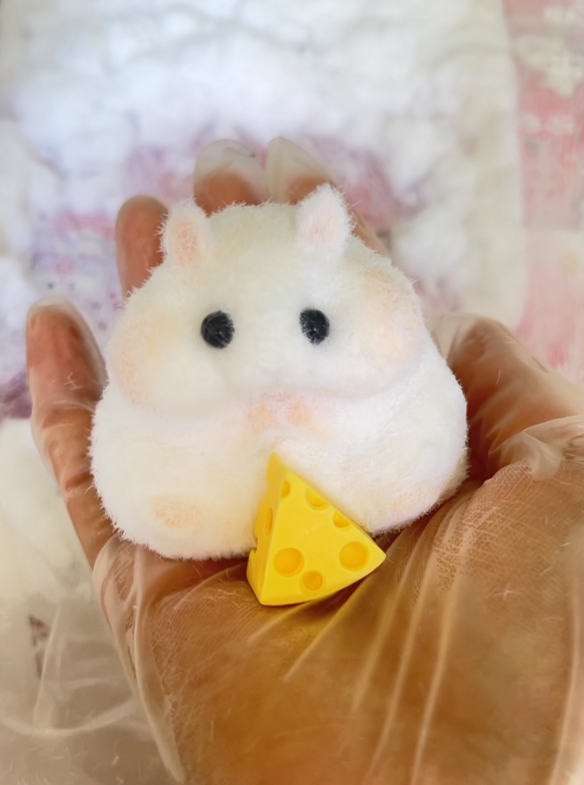 Squishy Hamster Stress Relief Toy with Flocking