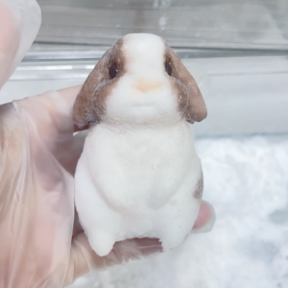 Squishy Bunny Stress Relief Decompression Toy w/ Flocking